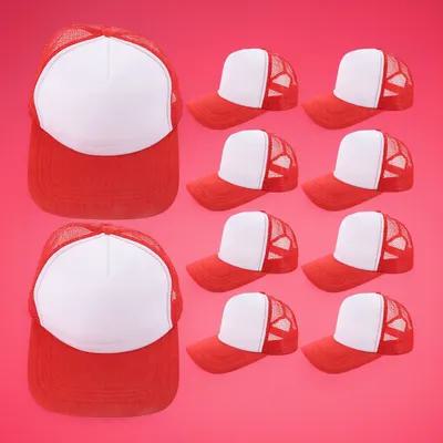 Hat Sublimation Blank - 10 stuks blanco baseballpetten, mesh, geschikt