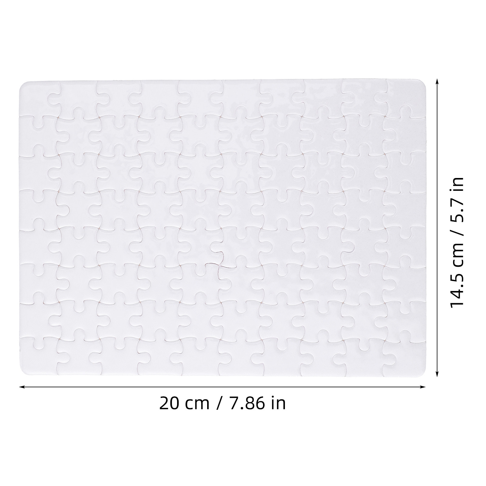 Witte puzzelbordset – 4 blanco - Puzzle Blank White recensie en prijs
