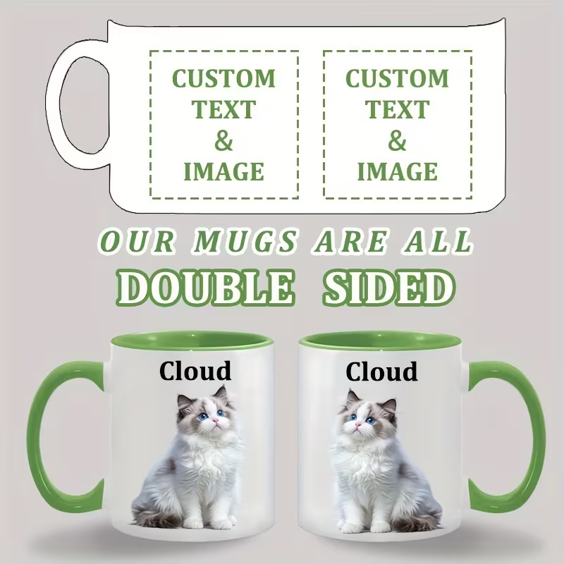 Keramische mok op maat, binnen - Sublimation Mug White recensie en prijs